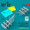 RESKIT RSU48-0555 Mi-8 Hip weapon mounting frame with BD3-57KrV for Zvezda kit (for UKRAINE only / Late) (2 pcs) (3D Printed) (1/48)